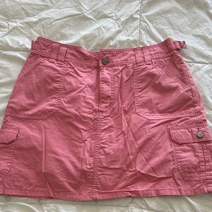 Sonoma Pink Cargo Mini Skort Skirt size 10